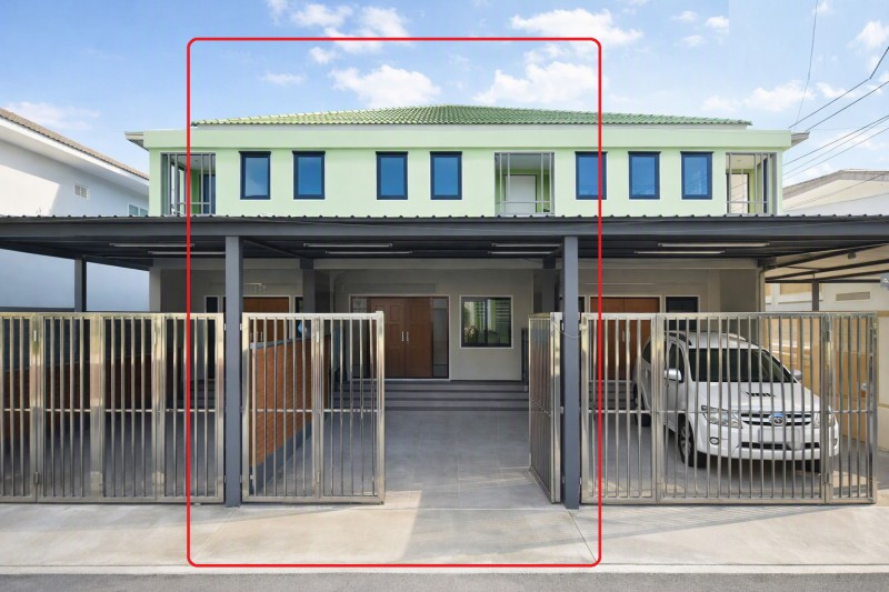 ทาวน์เฮาส์ 2 ชั้น ให้เช่า 2นอนMRTรามอินทรา39 1.5 กม. 2แอร์ จอดรถ 3คัน 20ตร.ว. 150ตร.ม. รามอินทรา35-45 MRTมัยลาภ 680ม. 2น้ำ