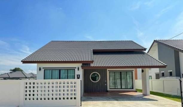 โซนดอยสะเก็ด ขาย 2.69 ล้าน 65 ตรว. บ้านสร้างใหม่ชั้นเดียว สไตล์มูจิ ใกล้ตลาดท่ารั้ว 5 นาที เข้าเมืองง่าย เพียง 15 นาที