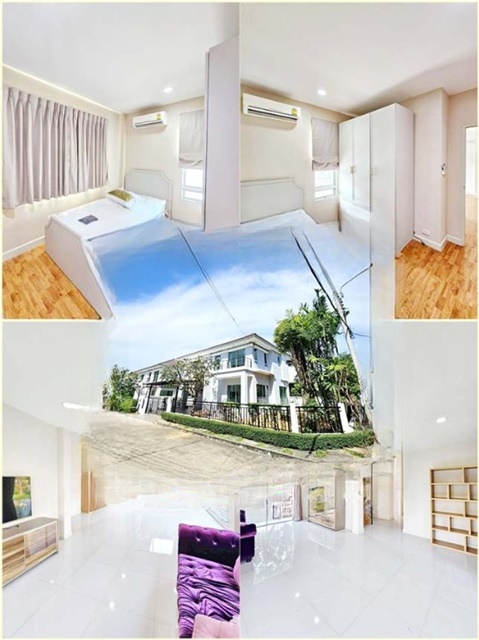 ไม่เคยอยู่ เฟอร์ครบ ให้เช่าบ้าน 2 ชั้น 102ตรว. ใกล้มากแฟชั่น MRT วงแหวนรามอินทรา 254ตรม. ทำเลดี เงียบสงบ หลังมุม 3นอน 3น้ำ 3แอร์ 2จอดรถ