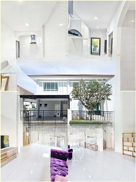 ไม่เคยอยู่ เฟอร์ครบ ให้เช่าบ้าน 2 ชั้น 104ตรว. ใกล้มากแฟชั่น MRT วงแหวนรามอินทรา 255ตรม. ทำเลดี เงียบสงบ หลังมุม 3นอน 3น้ำ 3แอร์ 2จอดรถ