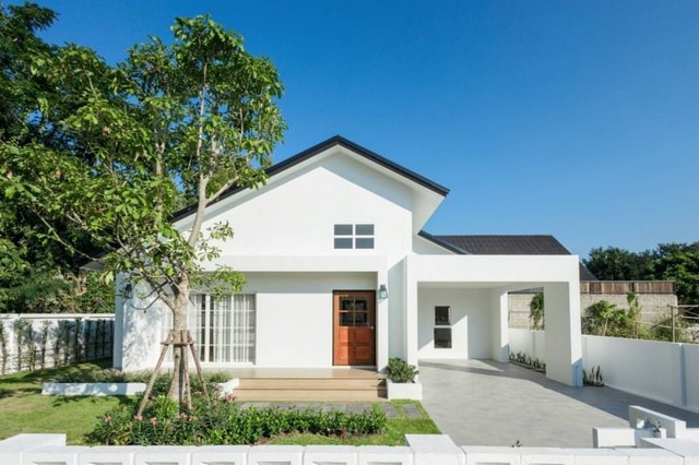 บ้านสร้างใหม่ สไตล์มินิมอล น้ำแพร่ หางดง            