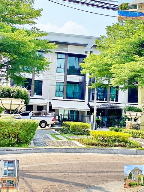 มาร์เก็ตเพลส บ้านกลางเมือง นวมินทร์ 38-44 MRT สัมมากร ให้เช่าทาวน์เฮาส์ 3 ชั้น เฟอร์พร้อมอยู่ 22ตรว. 224ตรม. 2 3นอน 3น้ำ 2จอดรถ 4แอร์  